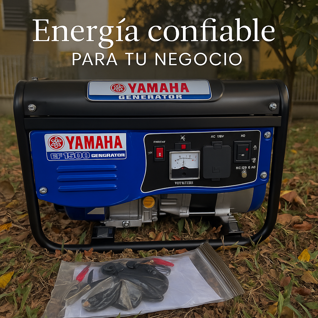 ⚡ PLANTA GENERADORA YAMAHA 1500W – MODELO HZ1500 (SIN ESCOBILLAS)