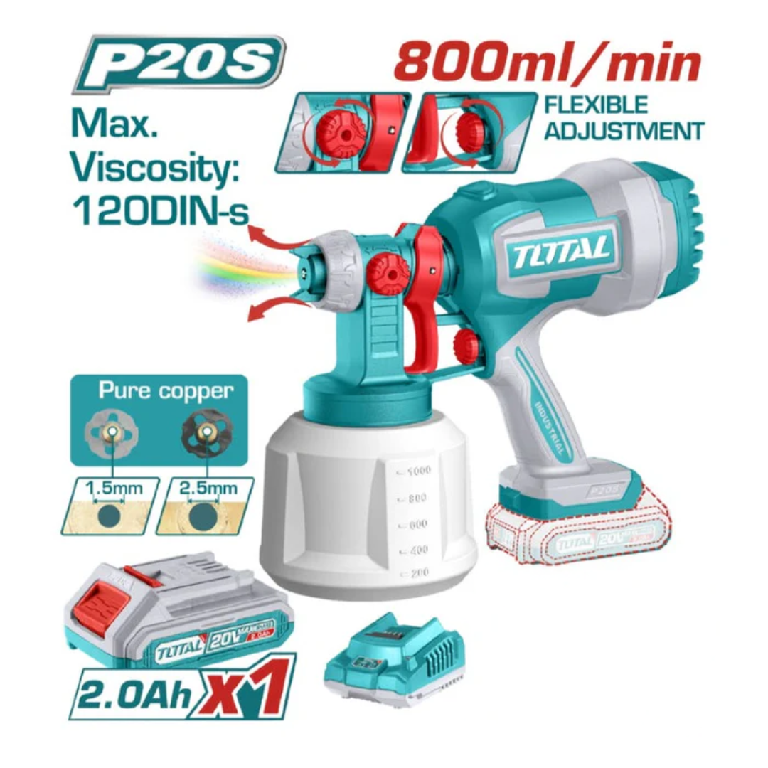 🧰 Combo TOTAL 3 en 1 – Aspiradora + Pistola de Pintura + Hidrolavadora Inalámbrica 20V