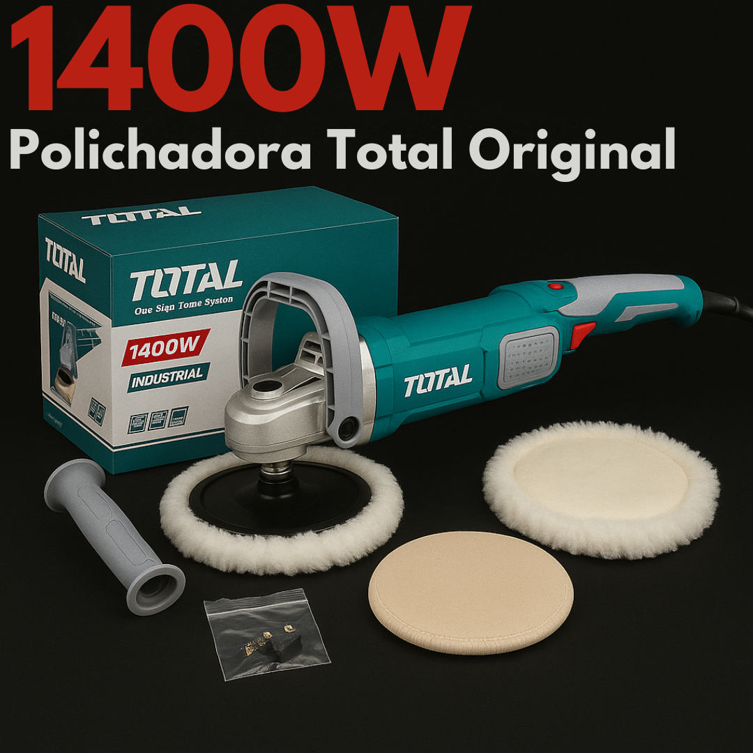 Polichadora TOTAL 1400W – Control y Potencia para Pulido Profesional - Original