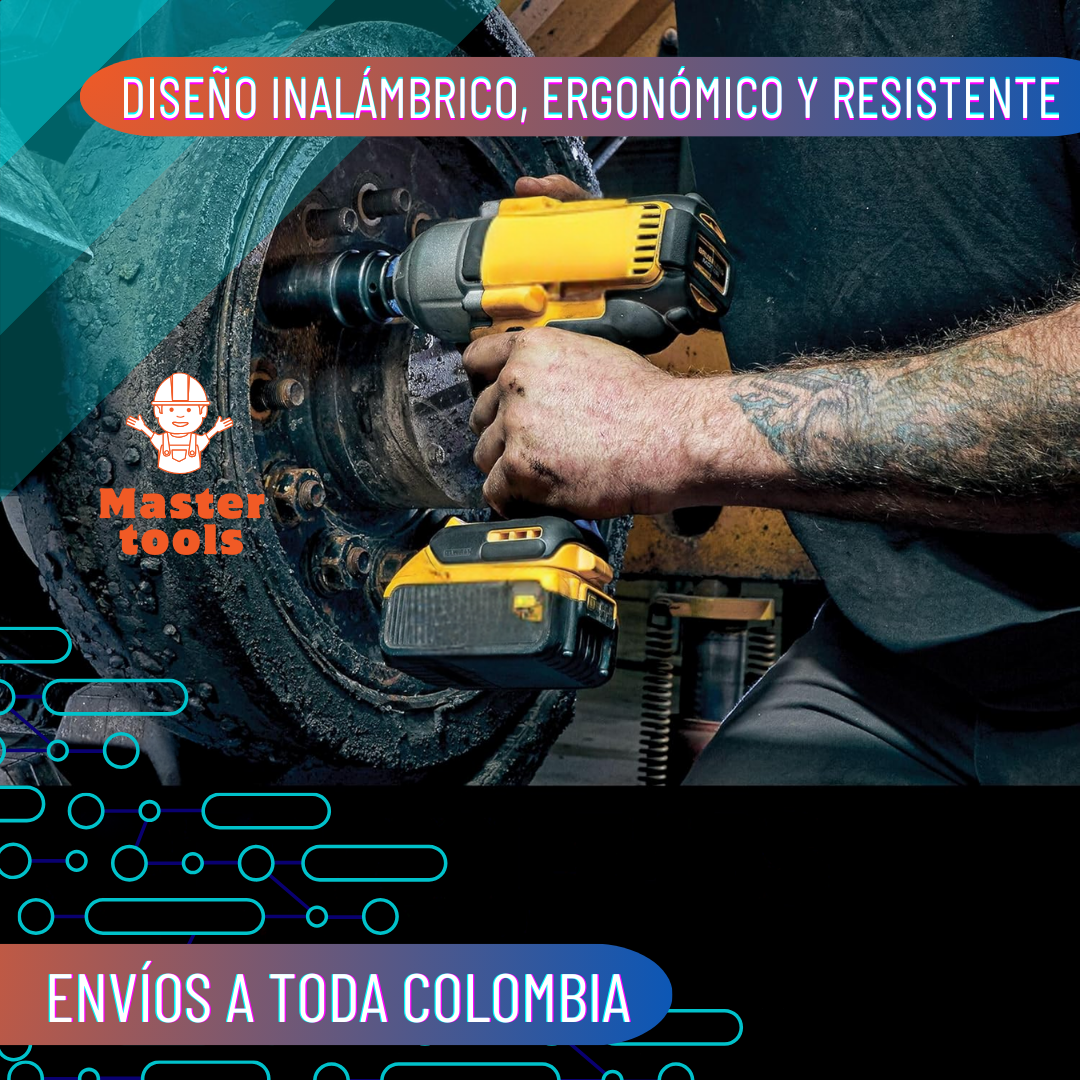 Llave de impacto 330 Nm con convertidor de taladro y set de accesorios