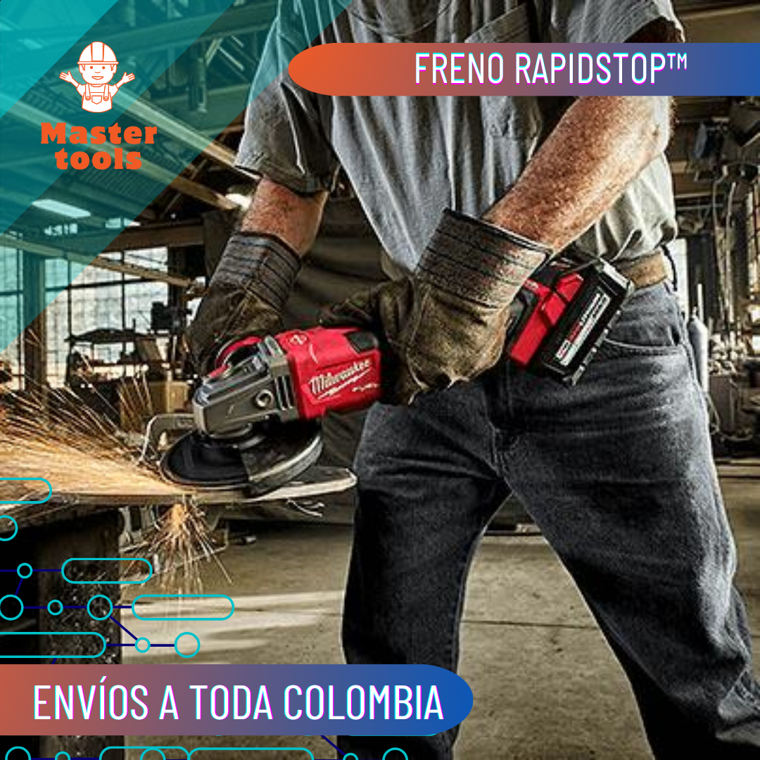 Pulidora Inalámbrica Milwaukee M18 FUEL™ 4-1/2" / 5" con Motor Sin Escobillas