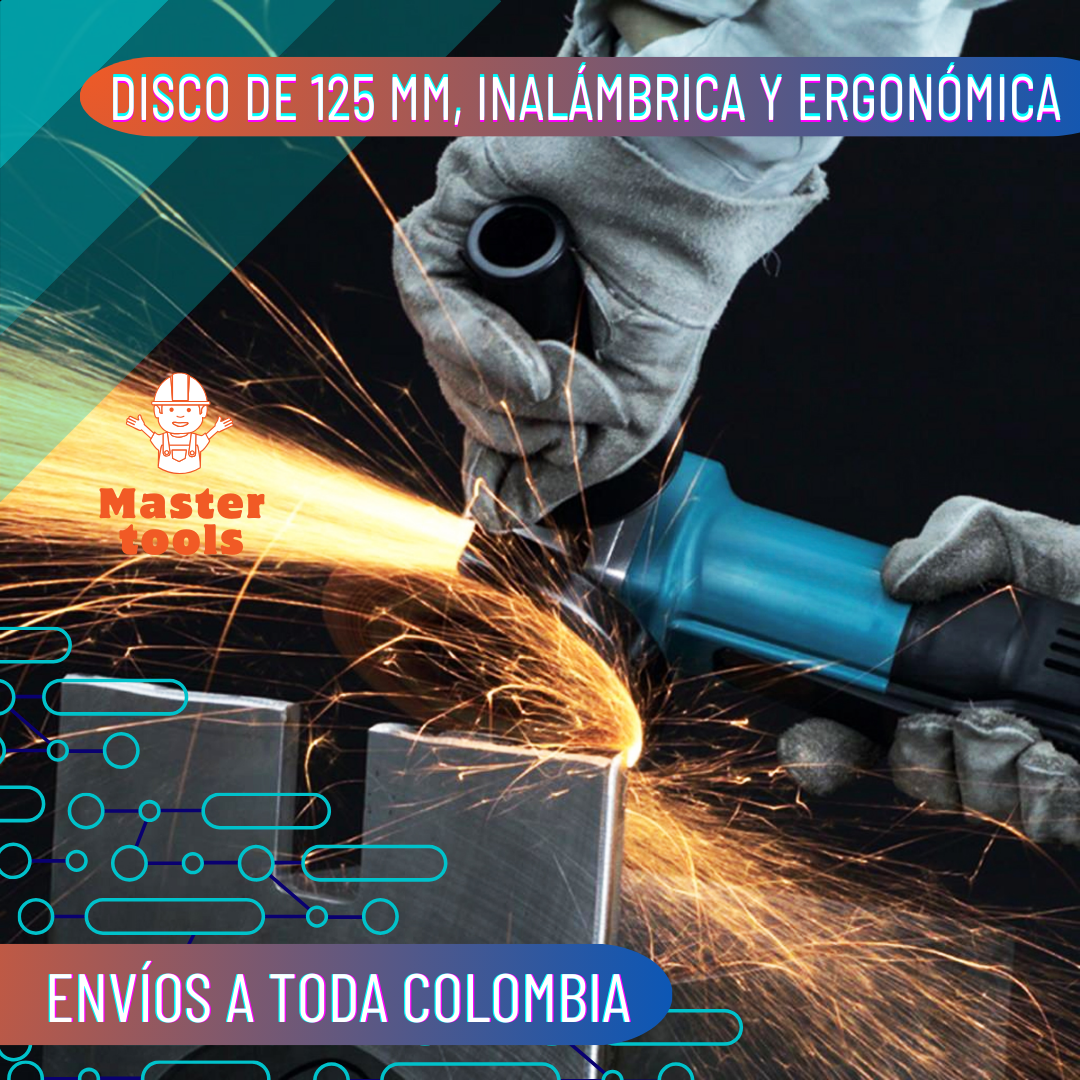 Kit Pulidora Inalámbrica 4 1/2 + Llave de Impacto de 1/2 Azul