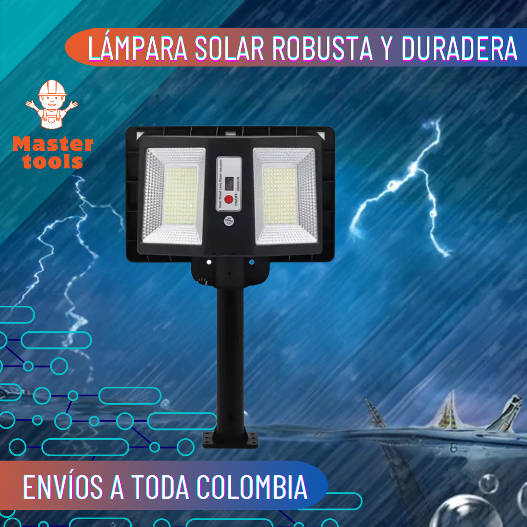 Lámpara Solar 300 Watts CL-115 – Iluminación Inteligente y Sostenible
