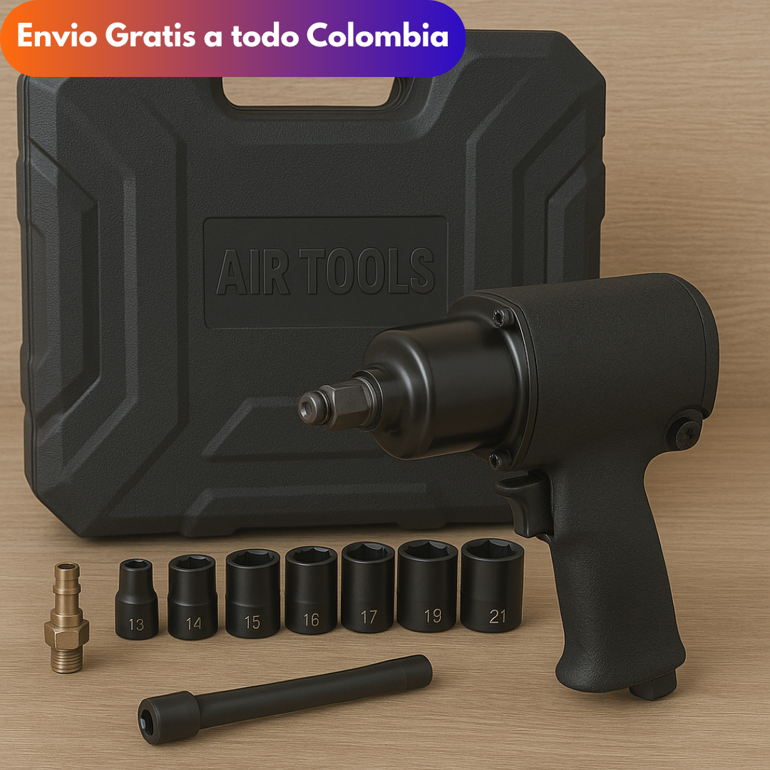 🔧 Llave de Impacto Neumática 1/2” – Potencia y precisión en cada apriete