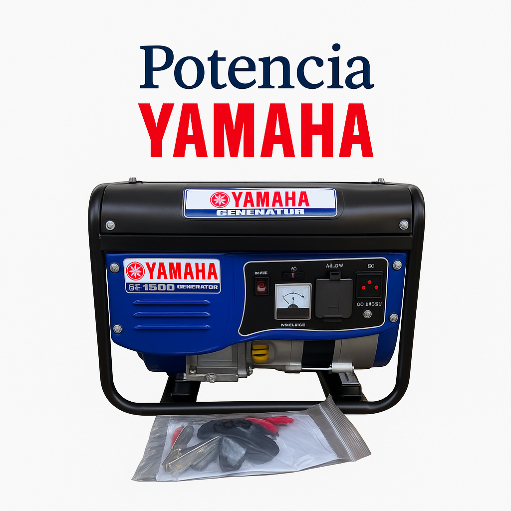 ⚡ PLANTA GENERADORA YAMAHA 1500W – MODELO HZ1500 (SIN ESCOBILLAS)