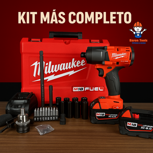 Llave de impacto Milwaukee 800nm de 1/2