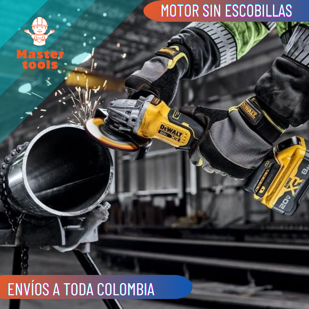 Pulidora Inalámbrica DEWALT 4-1/2" (115 mm) 96V MAX* ⚡