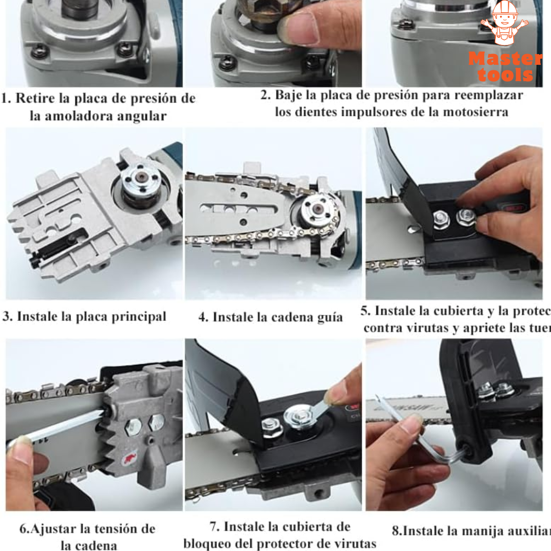 Adaptador de Motosierra para Pulidora