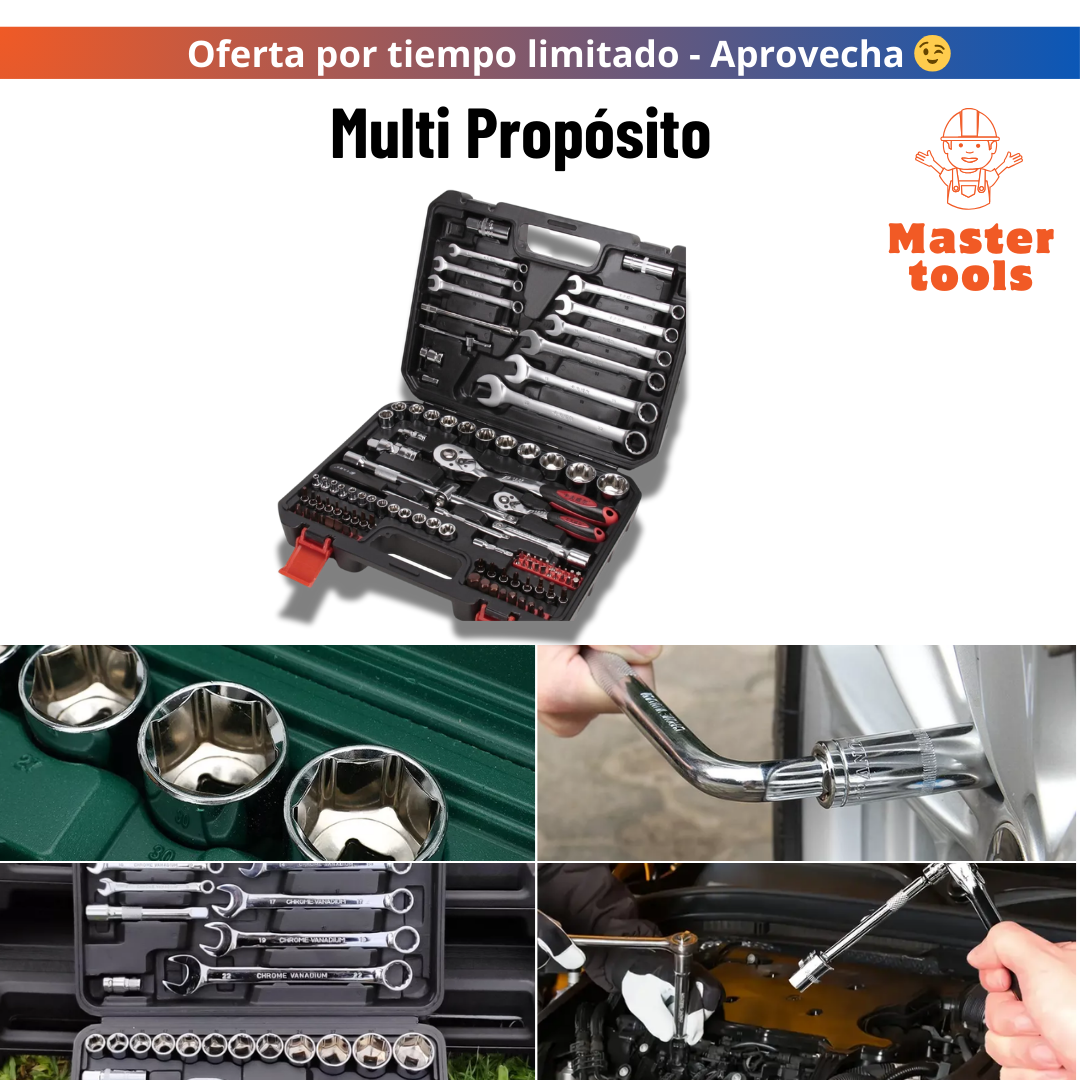 Maleta de Herramientas de 82 piezas