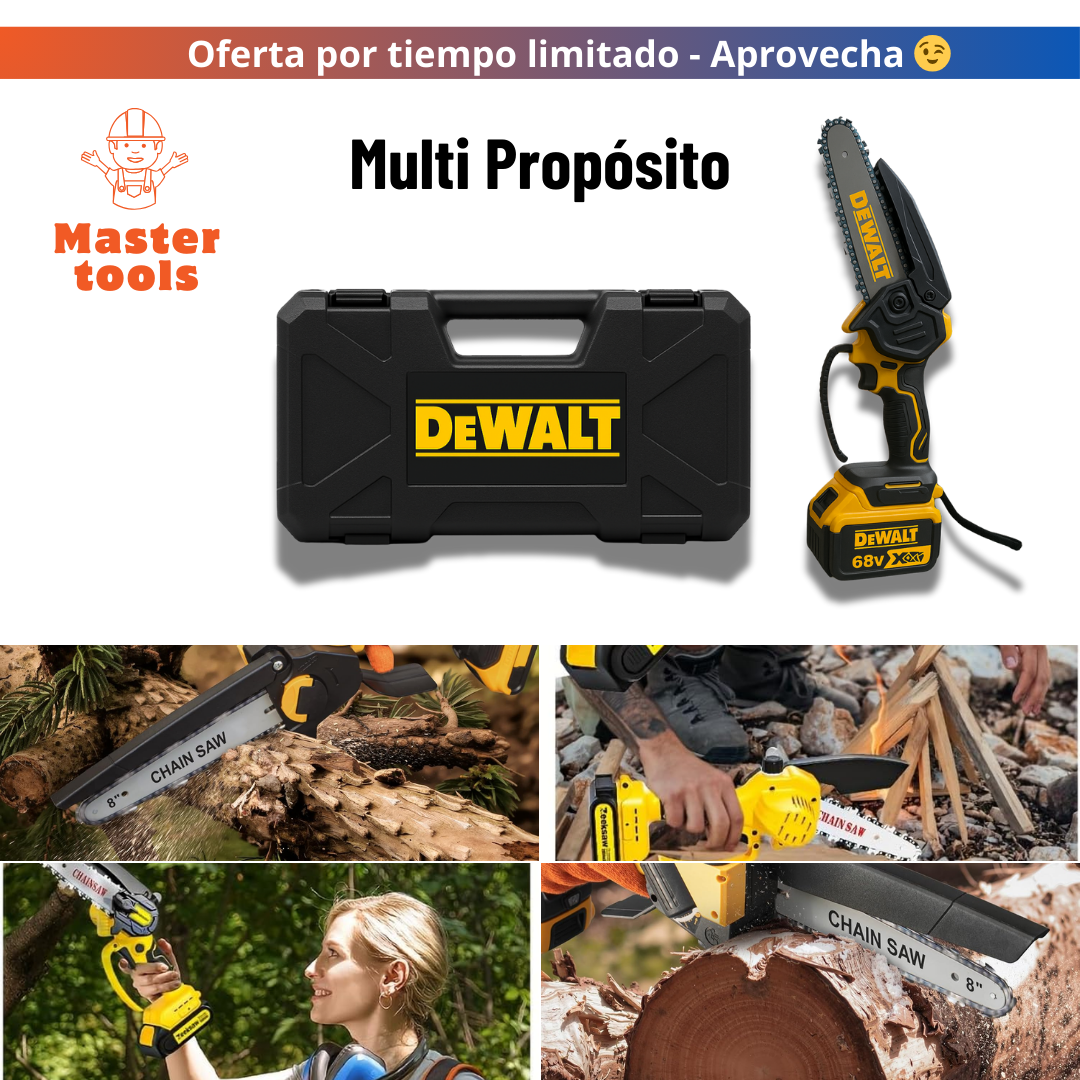 Minisierra DEWALT 68V: Pequeña en tamaño, brutal en poder