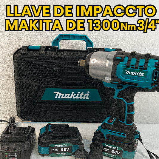 LLAVE DE IMPACTO MAKITA 1300 Nm 3/4 - CON ACCESORIOS