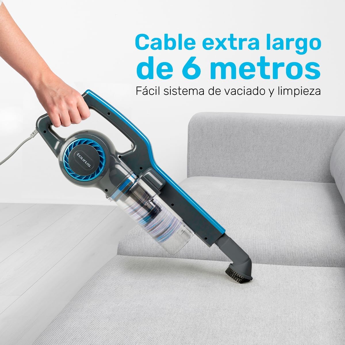 Aspiradora Vertical Ciclónica 3 en 1