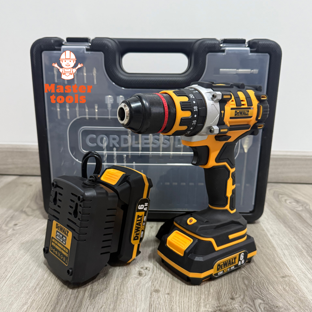 Taladro de Inalámbrico  - Motor Brushless 128V - 2 Baterías