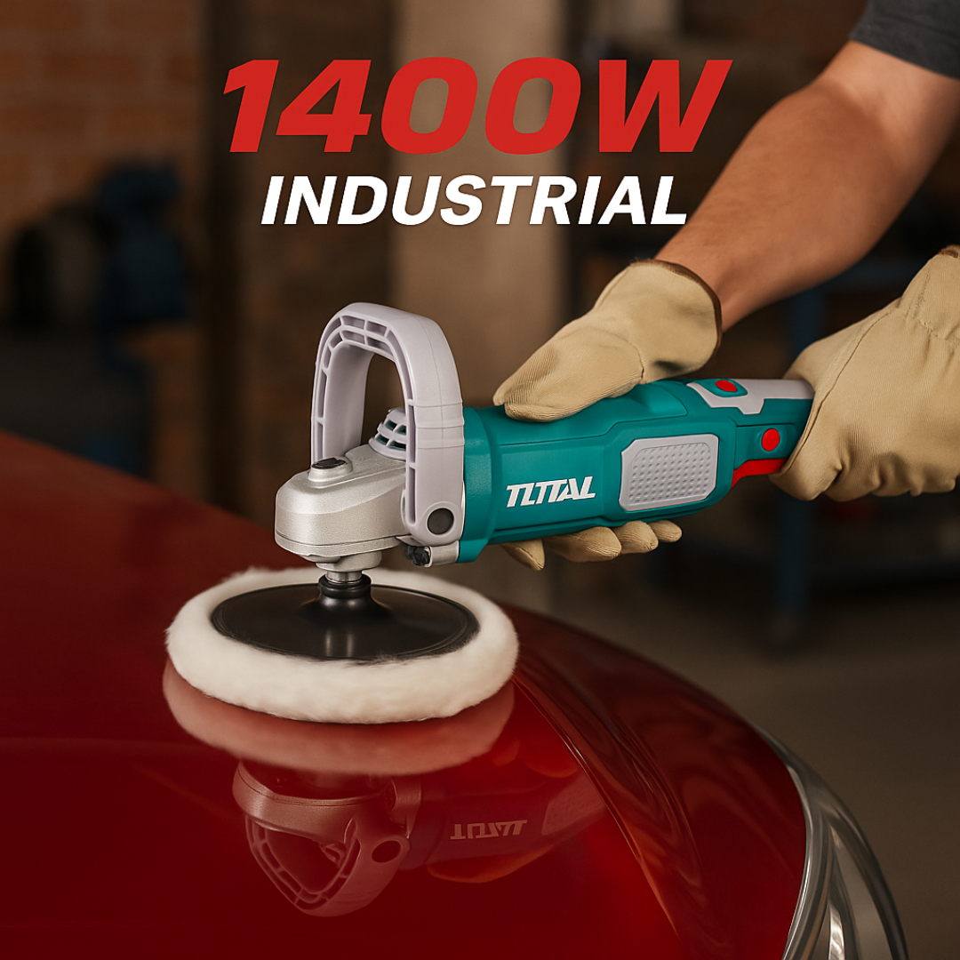 Polichadora TOTAL 1400W – Control y Potencia para Pulido Profesional - Original