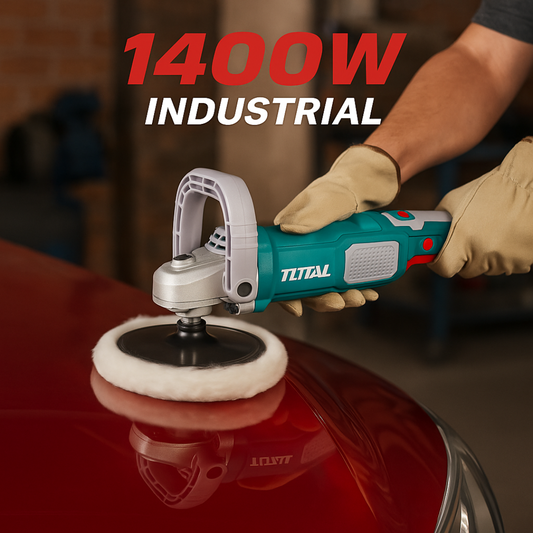 Polichadora TOTAL 1400W – Control y Potencia para Pulido Profesional - Original