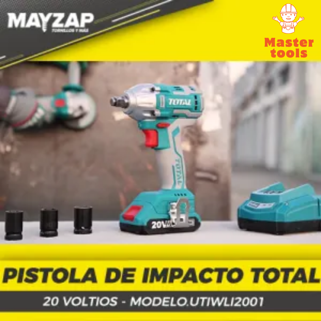 pistola de impacto inalámbrica TOTAL 1/2” 20V