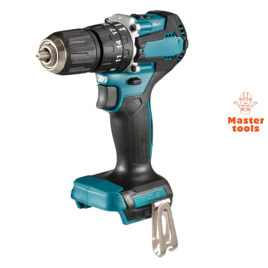 Taladro inalámbrico con accesorios y 2 baterías.