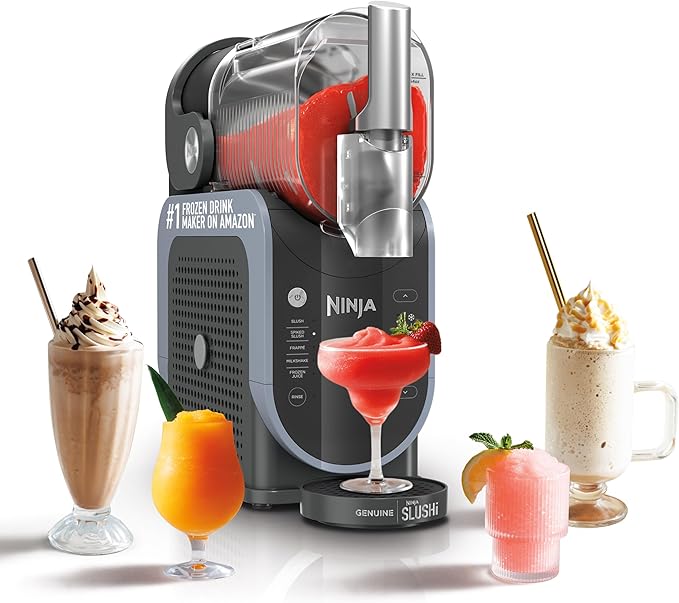 Maquina Para Hacer Bebidas Congeladas Ninja Slushi Con 5 Programas Tecnologia RapidChill 2.6 Lts Negro