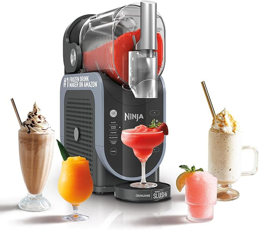 Maquina Para Hacer Bebidas Congeladas Ninja Slushi Con 5 Programas Tecnologia RapidChill 2.6 Lts Negro