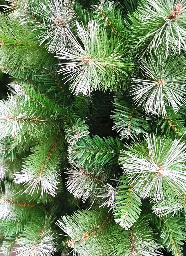 Árbol de Navidad Nevado Premium con Soporte Metálico