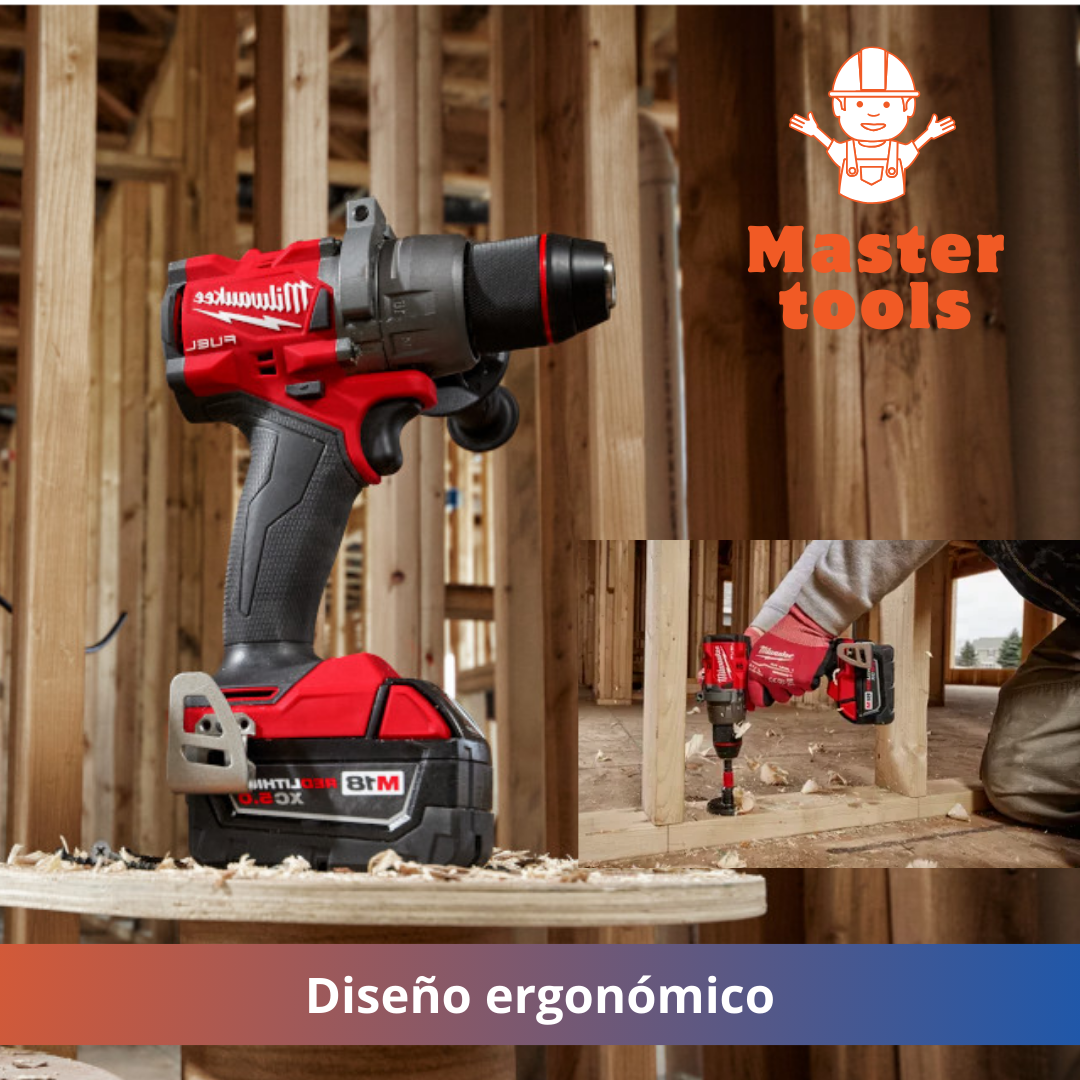TALADRO INALÁMBRICO MILWAUKEE 36V Baterías de litio 36V 5.0Ah  INCLUYE  74 PIEZAS