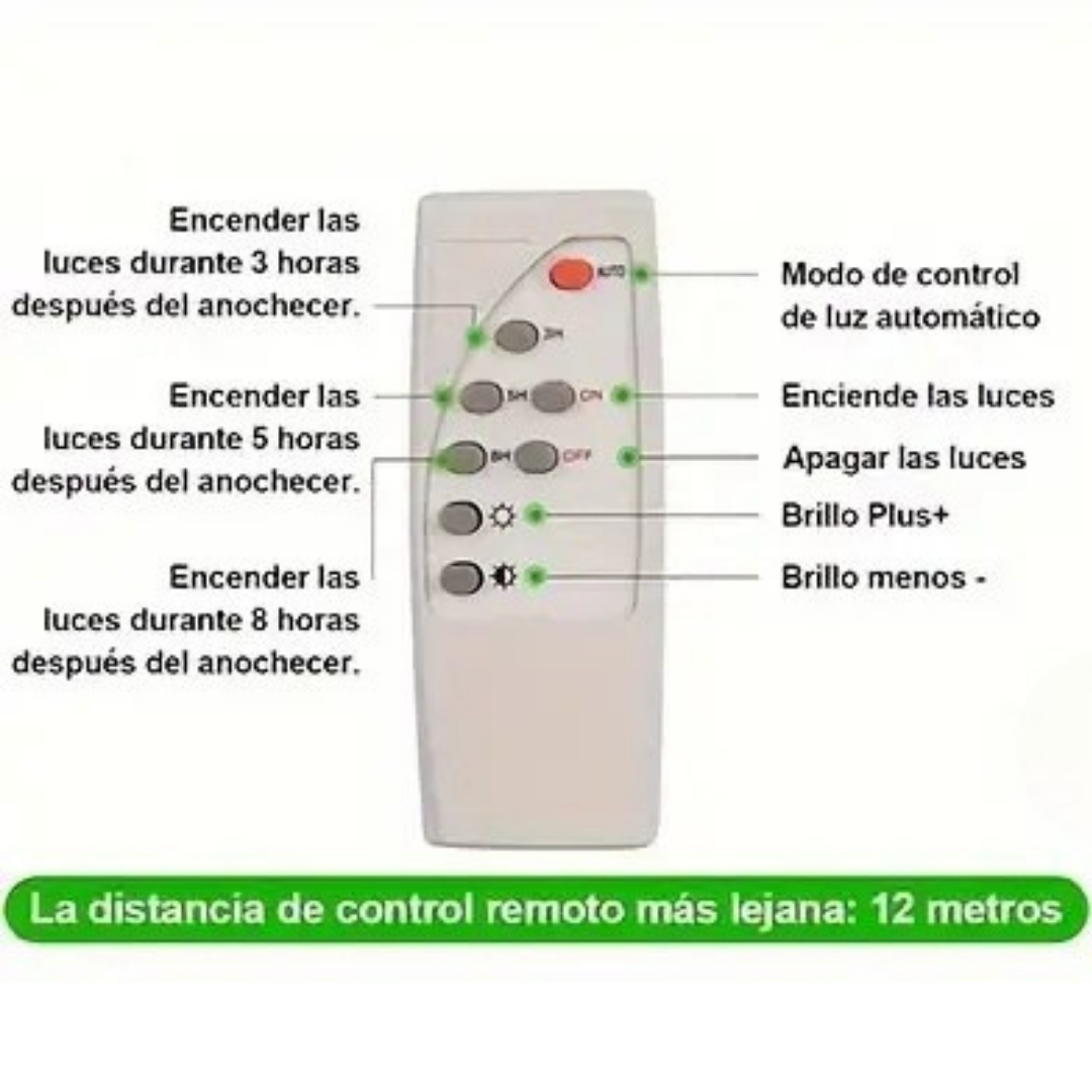 Reflector LED Recargable Solar 1200W – Grande y Potente 1 Año de garantia