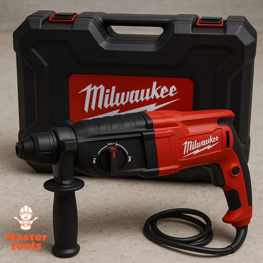 Taladro Rotomartillo Milwaukee 1200W de Puro Poder