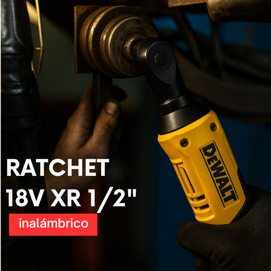 🔧 Ratchet Inalámbrico DEWALT 18V XR 1/2" – Potencia y Precisión en tus Manos