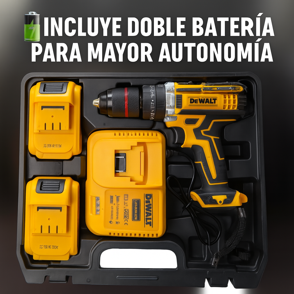 taladro Inalámbrico 68V DeWALT – Potencia, Precisión y Portabilidad en un Solo Equipo