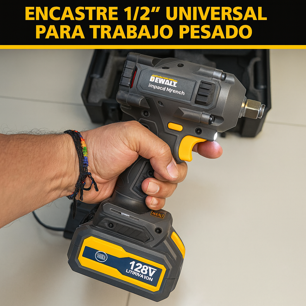 Llave de Impacto Dewalt 1/2" 128V — Edición McLaren (550 Nm)