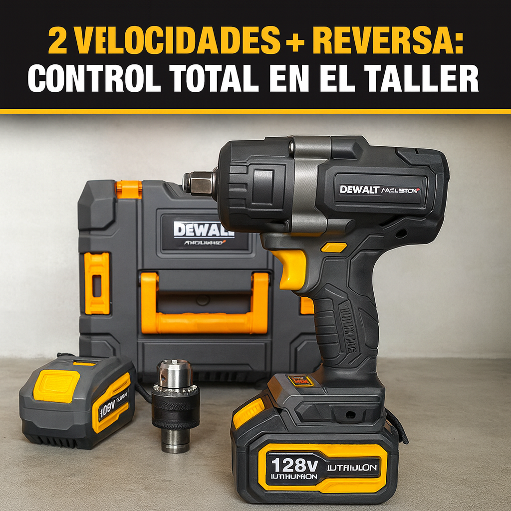 Llave de Impacto Dewalt 1/2" 128V — Edición McLaren (550 Nm)