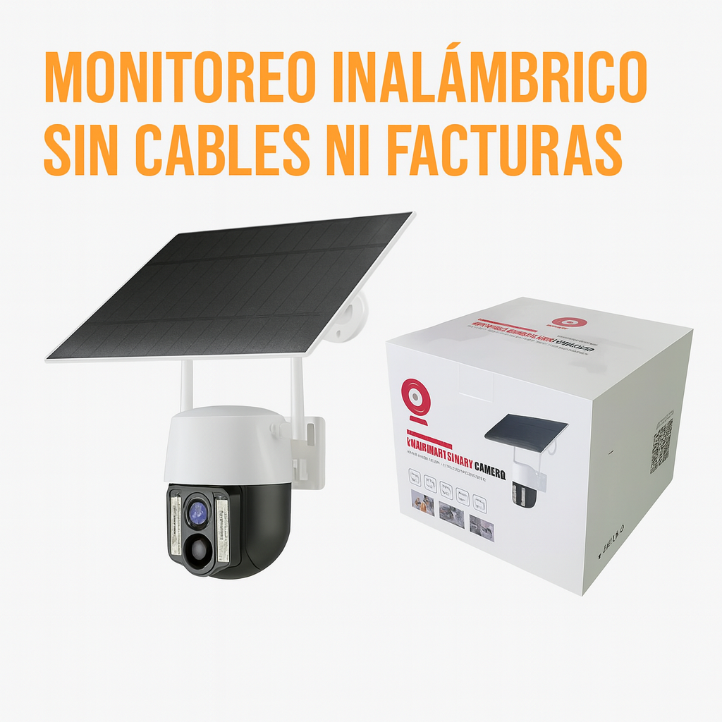 Cámara Inalámbrica - Carga con panel solar