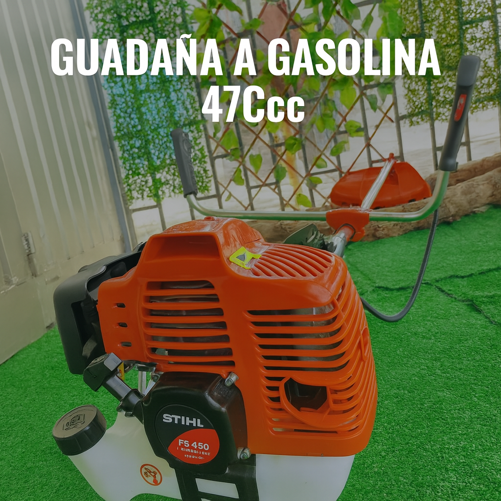 Guadaña  Sthil Fs450 Con Mascara protectora y Aceite