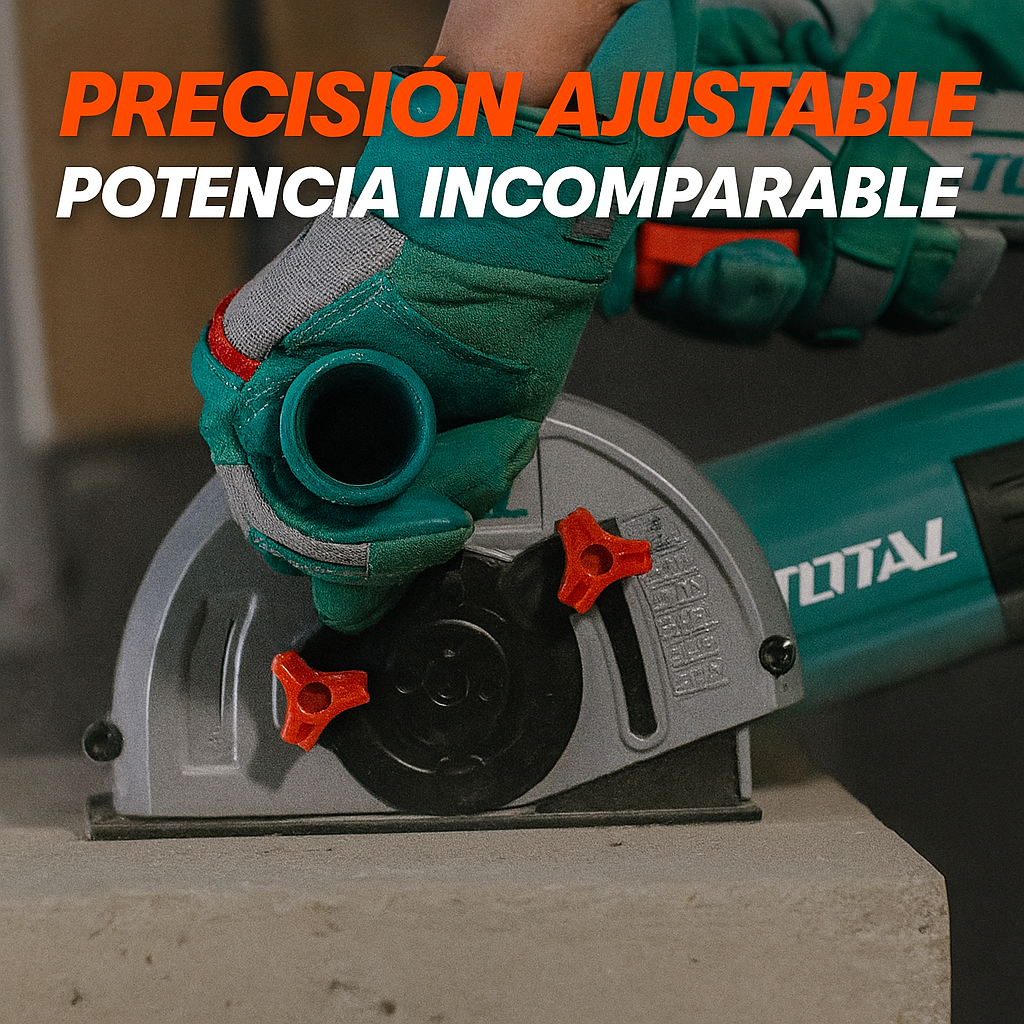 Ranuradora de Pared TOTAL 1500W – Precisión y Potencia para Cortes Profesionales