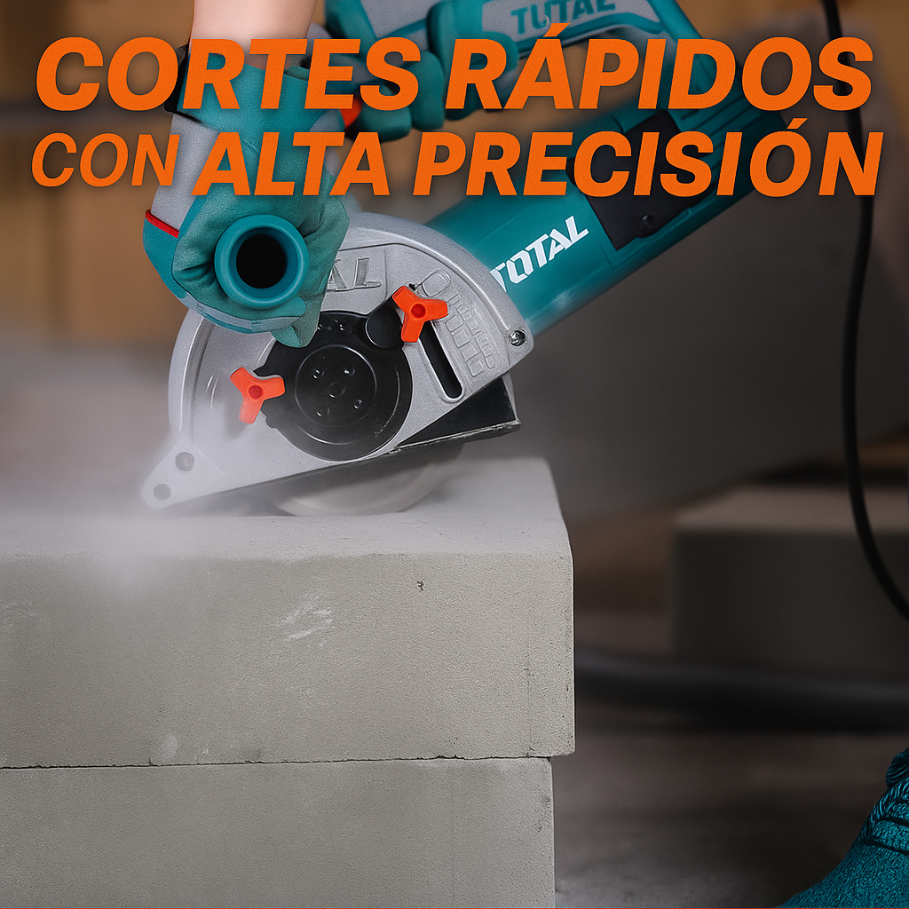 Ranuradora de Pared TOTAL 1500W – Precisión y Potencia para Cortes Profesionales