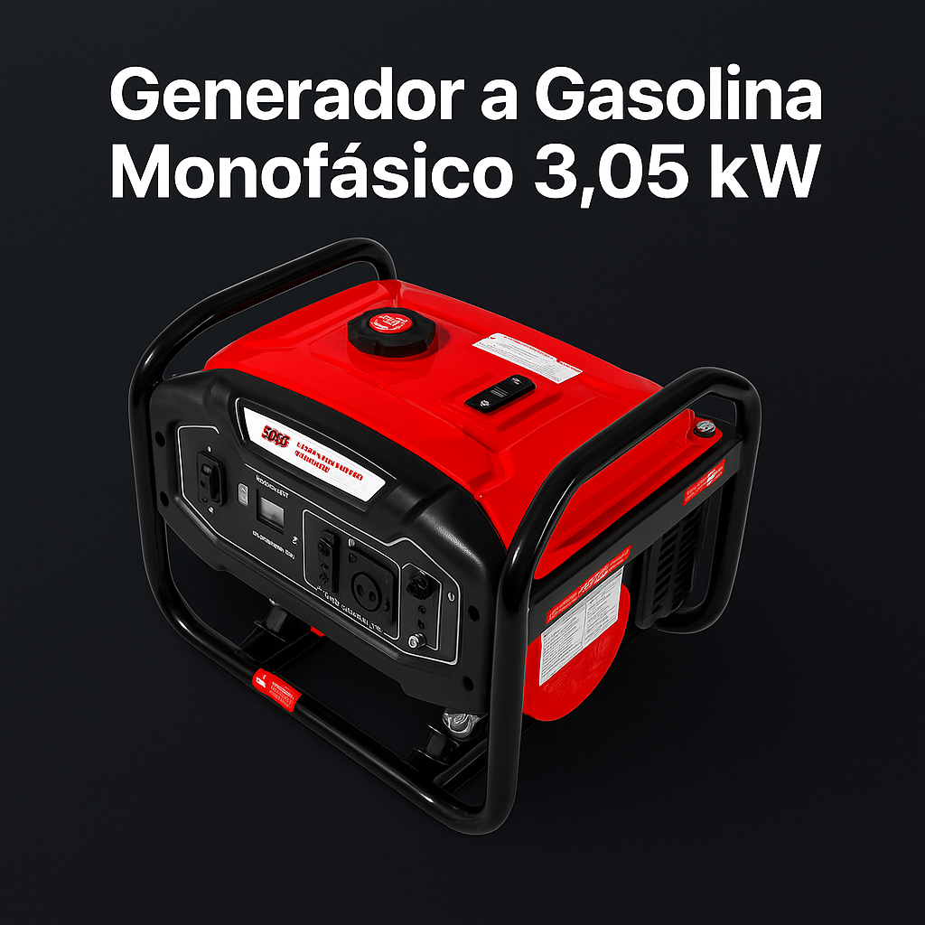 Generador a Gasolina Monofásico 3.05 kW