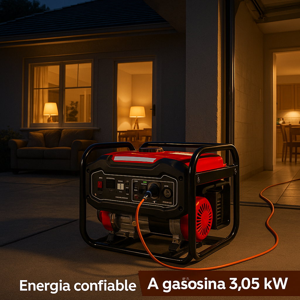 Generador a Gasolina Monofásico 3.05 kW