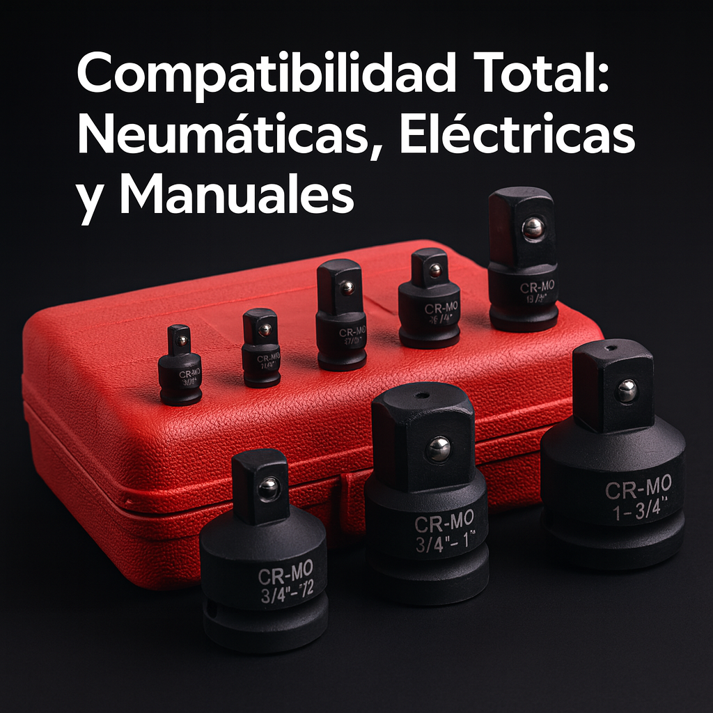 Juego de Adaptadores de Impacto Profesional – Acero Cromo Vanadio