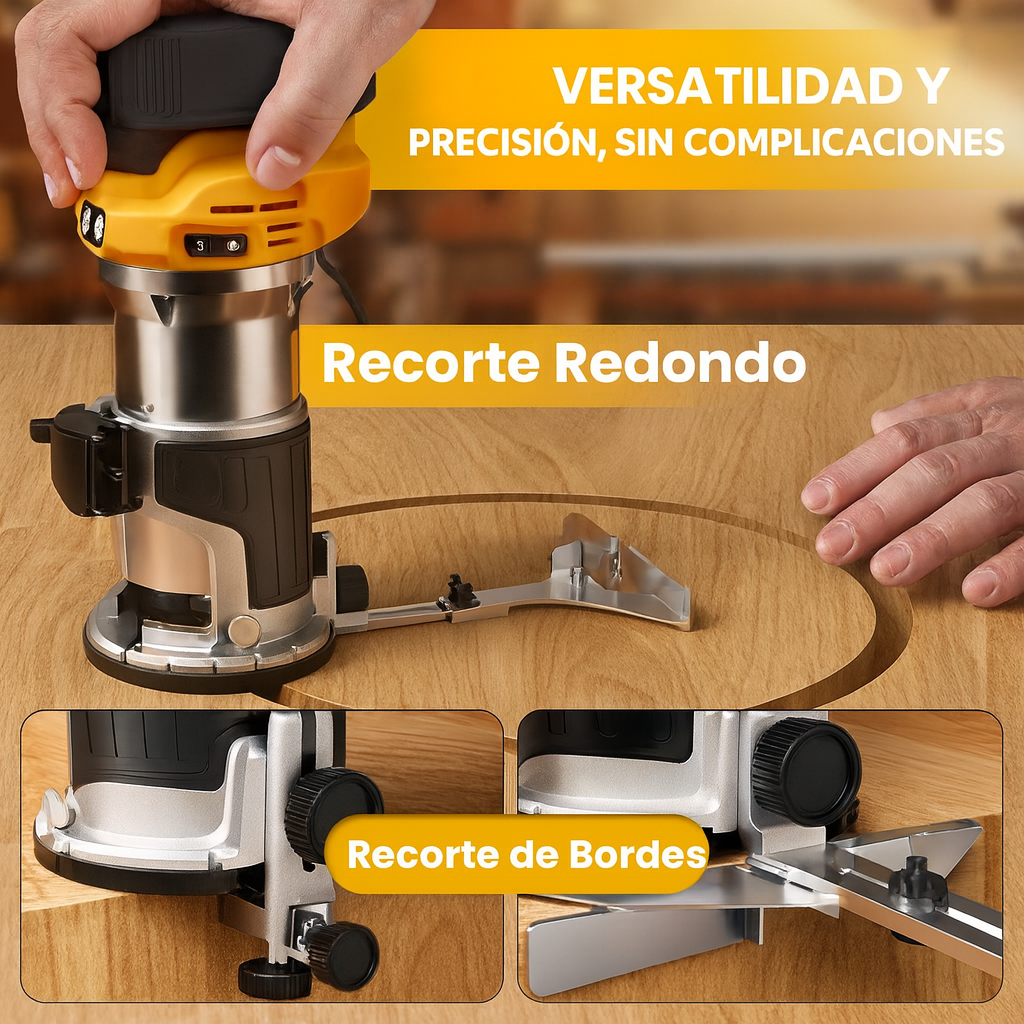 Rebordeador Inalámbrico 48V – ¡Potencia y Precisión para Acabados Profesionales!