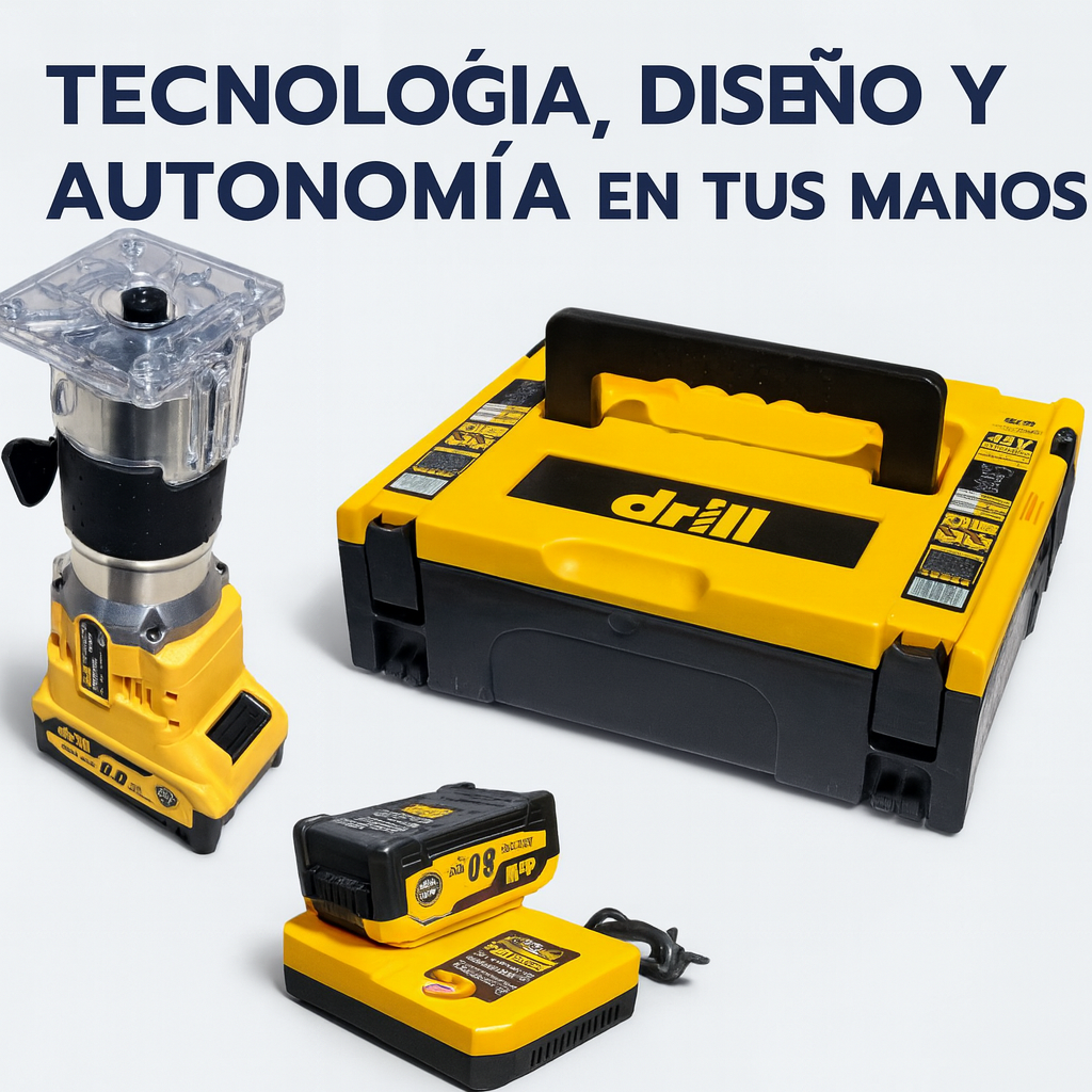 Rebordeador Inalámbrico 48V – ¡Potencia y Precisión para Acabados Profesionales!