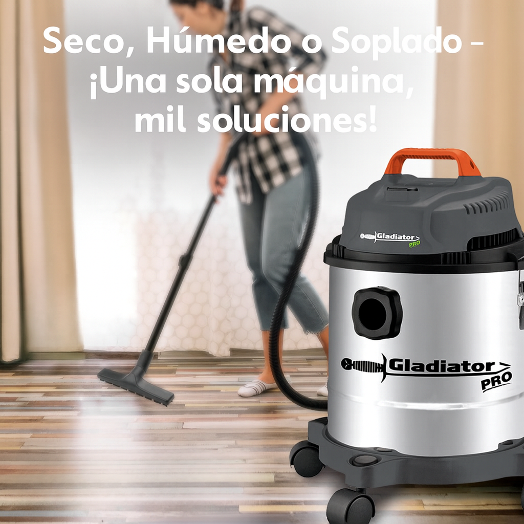 Aspiradora Gladiator PRO A820/1/120 – Potencia y Versatilidad en un Solo Equipo