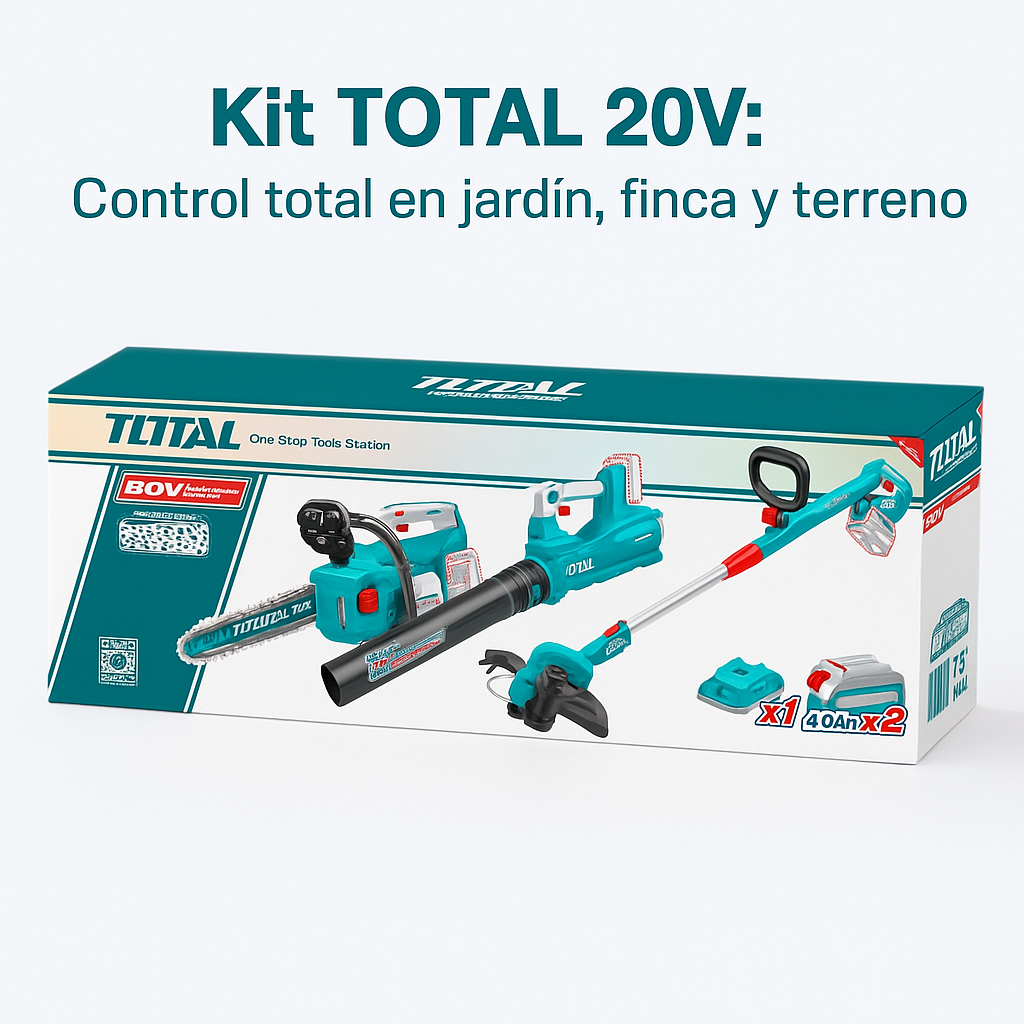 Combo Inalámbrico TOTAL 20V – Potencia profesional sin cables