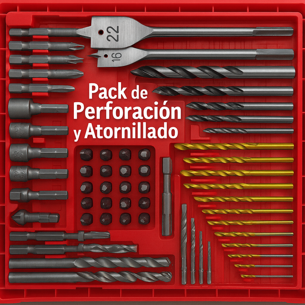 Juego De Brocas Y Puntas Para Taladro 70 PIEZAS.