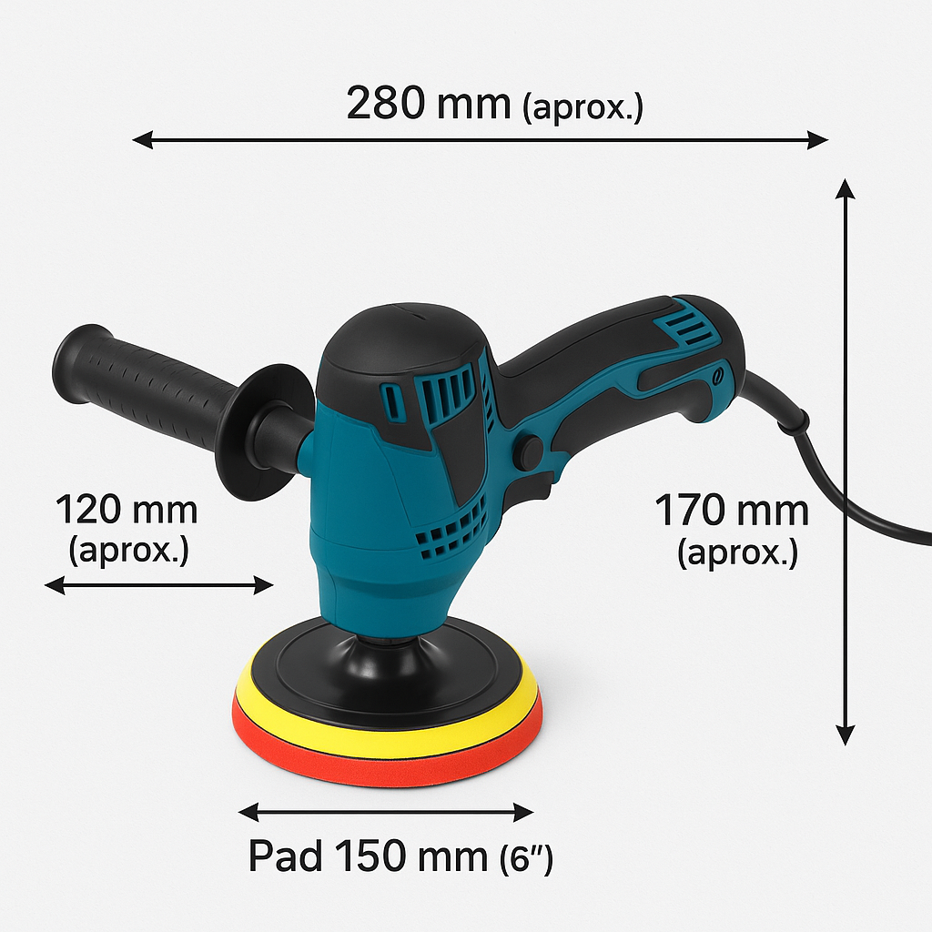 LIJADORA POLICHADORA VERTICAL 700 W  Brillo Pro en Minutos