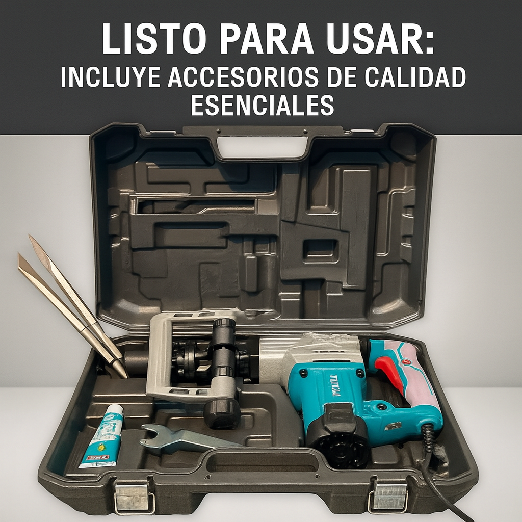 Demoledor TOTAL 1300W – Demolición Potente y Precisa para Profesionales