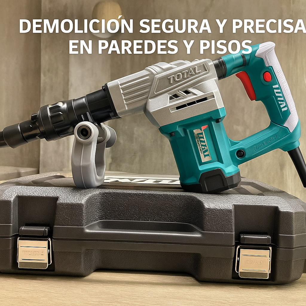 Demoledor TOTAL 1300W – Demolición Potente y Precisa para Profesionales