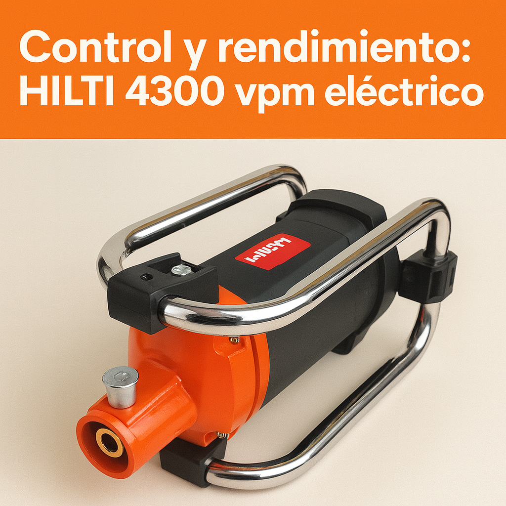 HILTI Vibrador de Concreto Eléctrico 2000 W, 4300 vpm*, Manguera 6 m