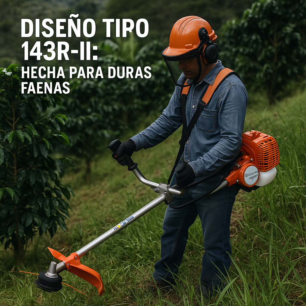 Guadaña tipo Husqvarna 143RII – 42.7 cc (2 tiempos)