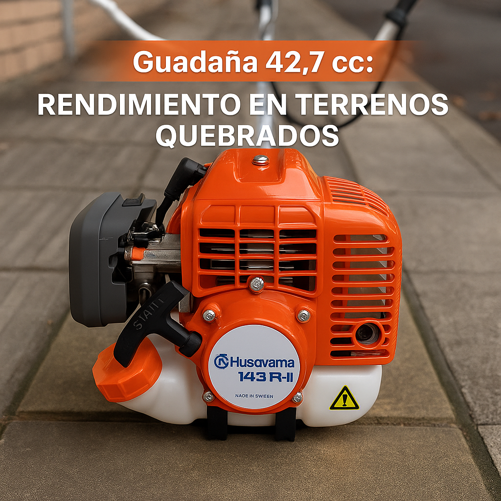 Guadaña tipo Husqvarna 143RII – 42.7 cc (2 tiempos)