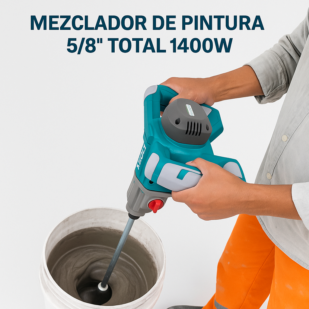 Mezclador de Pintura Eléctrico TOTAL 1400W